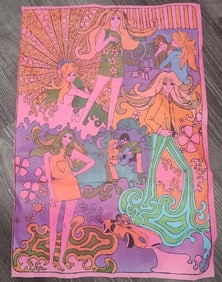 Beatles Rare 1968 Poster 1st Printing