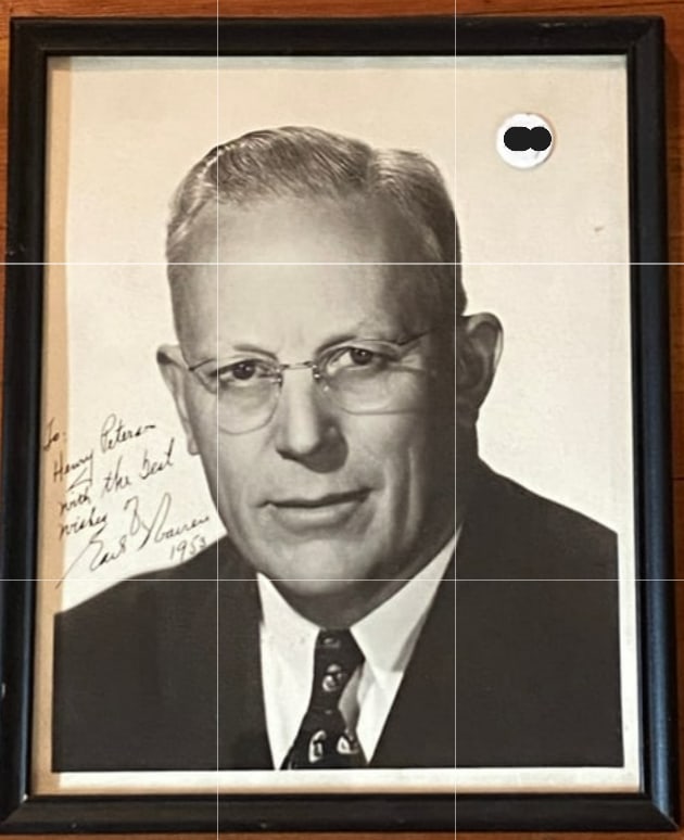 Earl Warren Autographed Photo (1 of 1)