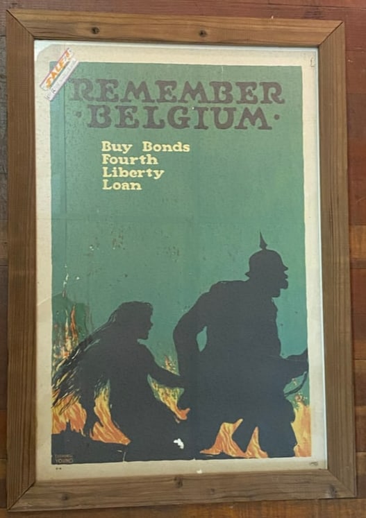 World War 1 Original War bond Poster (1 of 1)