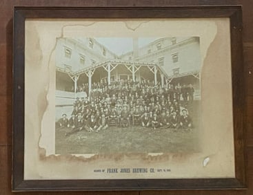19th Century Frank Jones Brewing Company Antique Original Photograph