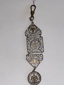 Antique 3 Eagle Victorian Watch Fob