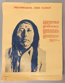 Cree Nation Native American Tribal Poster