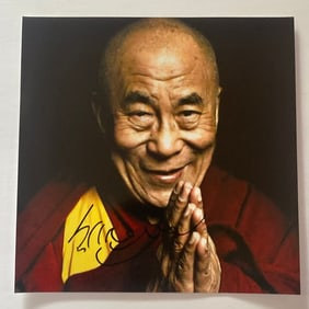 Dali Llama Autographed Photo