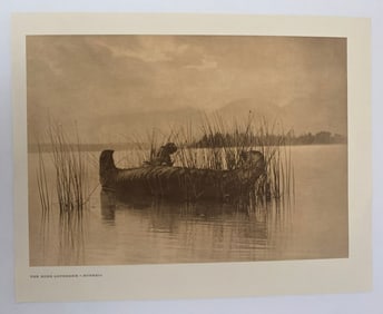 Edward Curtis 1950's Plate Print