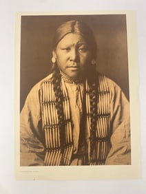 Edward Curtis 1950's Plate Print