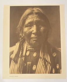 Edward Curtis 1950's Plate Print