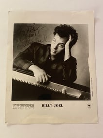 Billy Joel autograph photo