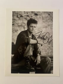 Michael J Fox Autographed Movie Photo