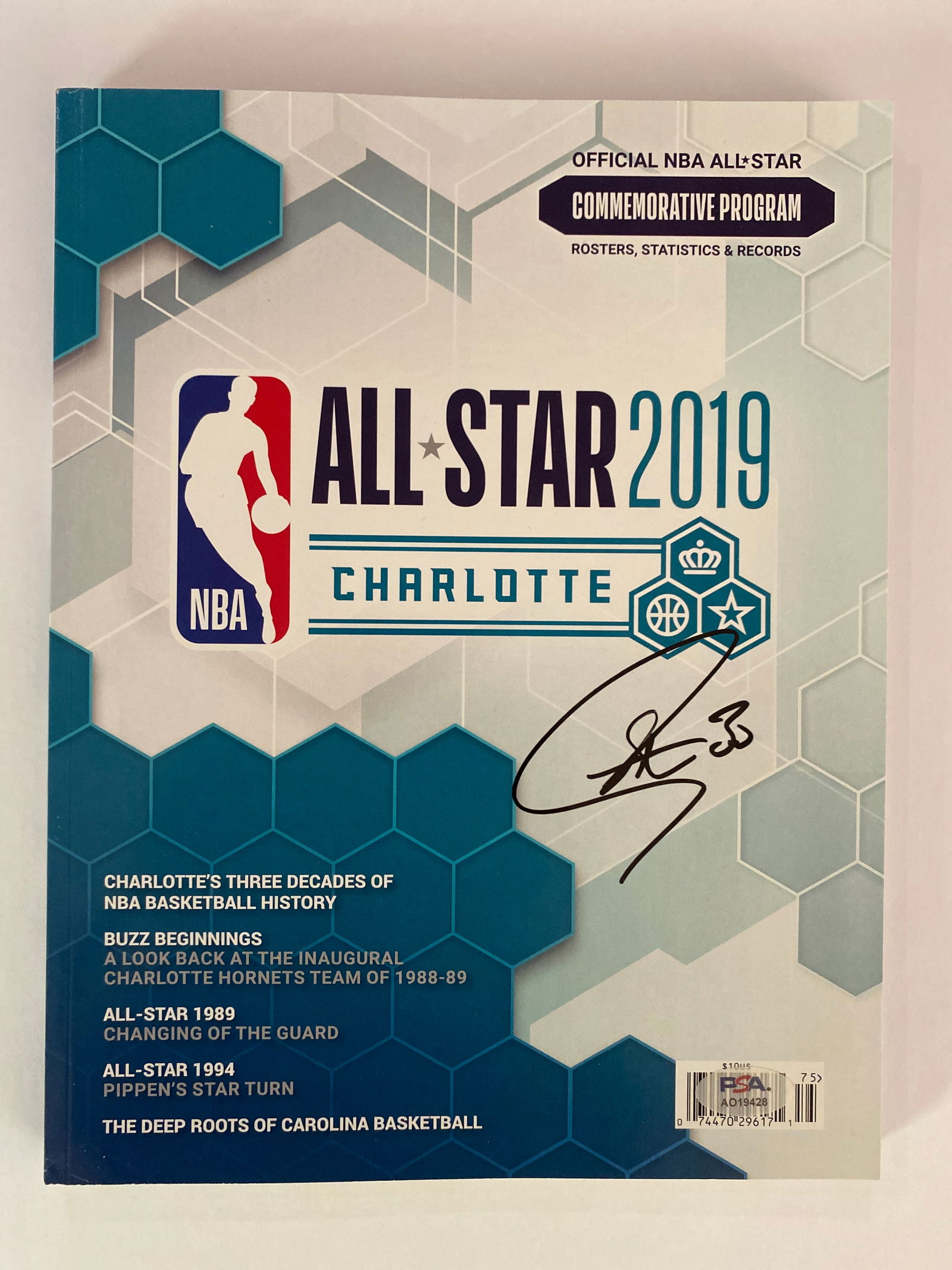 Steph Curry Autographed All Star Game Program PSA (1 of 1)