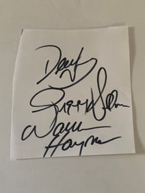 The Allman Brothers autographed paper