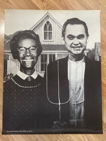 Shirley Chisholm and George Wallace Yippie 1960's Counter Culture  Poster