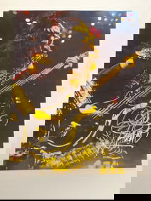 Gene Simmons Autographed Kiss Poster