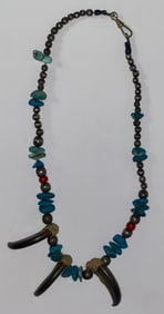 Antique Native American Plains Indians Grizzley Bear Claw