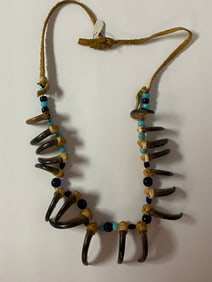 Antique Native American Plains Indians Grizzley Bear Claw