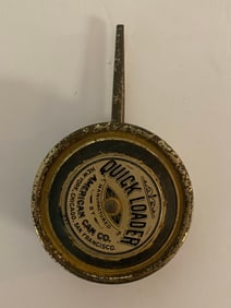 Antique Quickdraw Gun Powder Tin