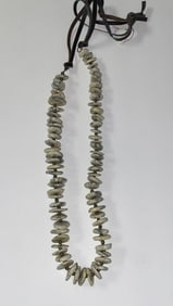 Antique Native American White Turqouise Necklace