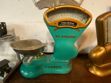 Antique Toledo 404 3lb Candy Scale
