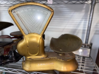 Antique Toledo 1920's 405A 2lb Candy Scale