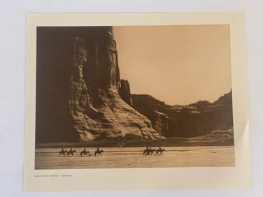 Edward Curtis 1950's Plate Print