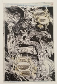 Todd McFarlane Signed Marvel Comic Print