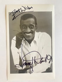 Sammy Davis Jr Autographed Photo
