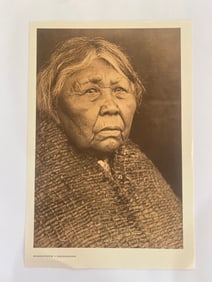 Edward Curtis 1950's Plate Print