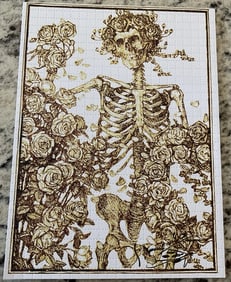 Stanley Mouse Signed Grateful Dead Blotter Art