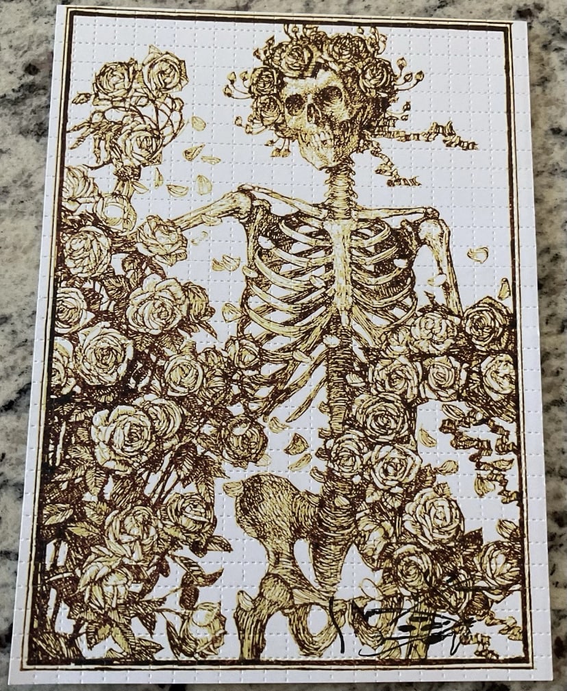 Stanley Mouse Signed Grateful Dead Blotter Art (1 of 3)