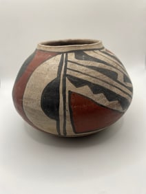 Antique Native American Casas Grandes Polychrome Pottery Bowl