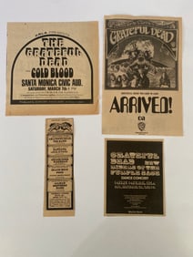 Grateful Dead 1960's Ephemera