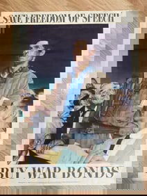 Norman Rockell Original Saturday Evening Post Poster