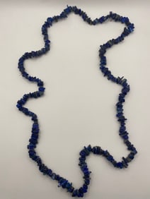 Native American Vintage Turquoise Blue Chip Necklace