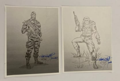 Ron Rudat Signed GI Joe Print