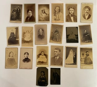 19th Century Cabinet Card Lot