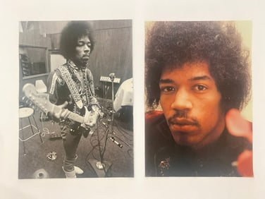 Jimi Hendrix 1967 French Magazine Cut Out Posters
