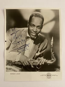 Sonny Stitt Autographed Photograph