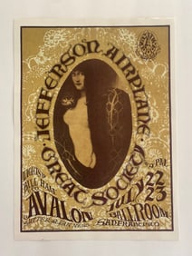Jefferson Airplane 1967 Family Dog Concert Poster