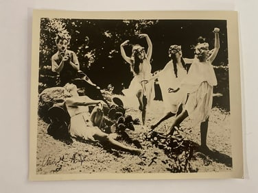 Charlie Chaplin Autographed Movie Photo