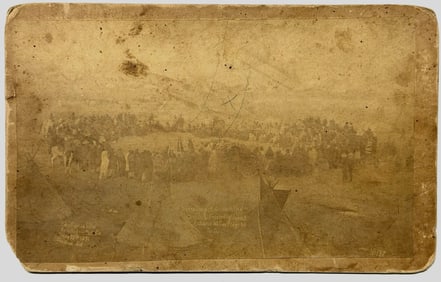 1891 Native American Pine Ridge Ghost Dancer Photo