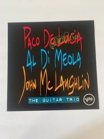 Paco de Lucia Autographed Poster