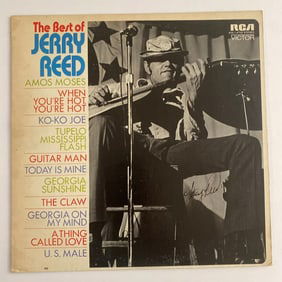 Jerry Reed Signed Record Album