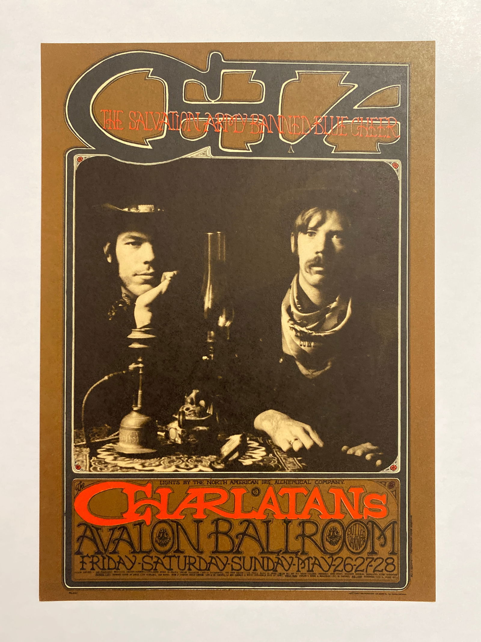 Charlatans 1967 Family Dog Postcard: 1st Printing FD63