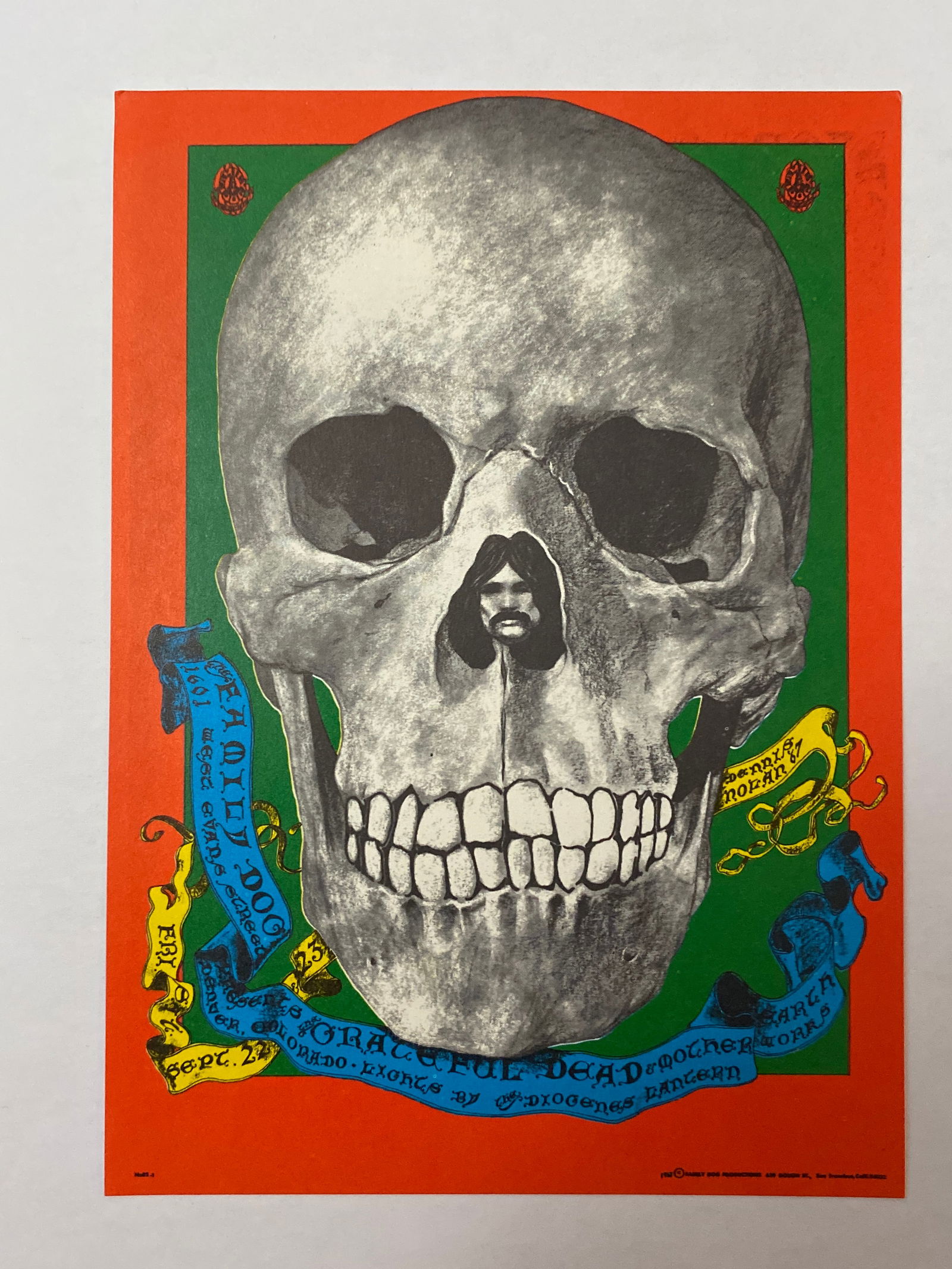 Grateful Dead 1967 Family Dog Postcard (1 of 2)