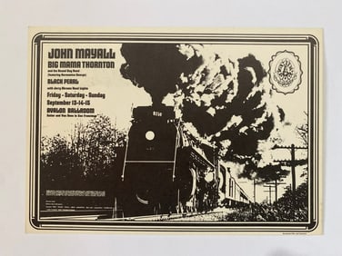 John Mayall 1968 Family Dog Postcard