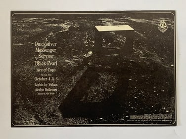 Quicksilver Black Pearl 1968 Family Dog Postcard