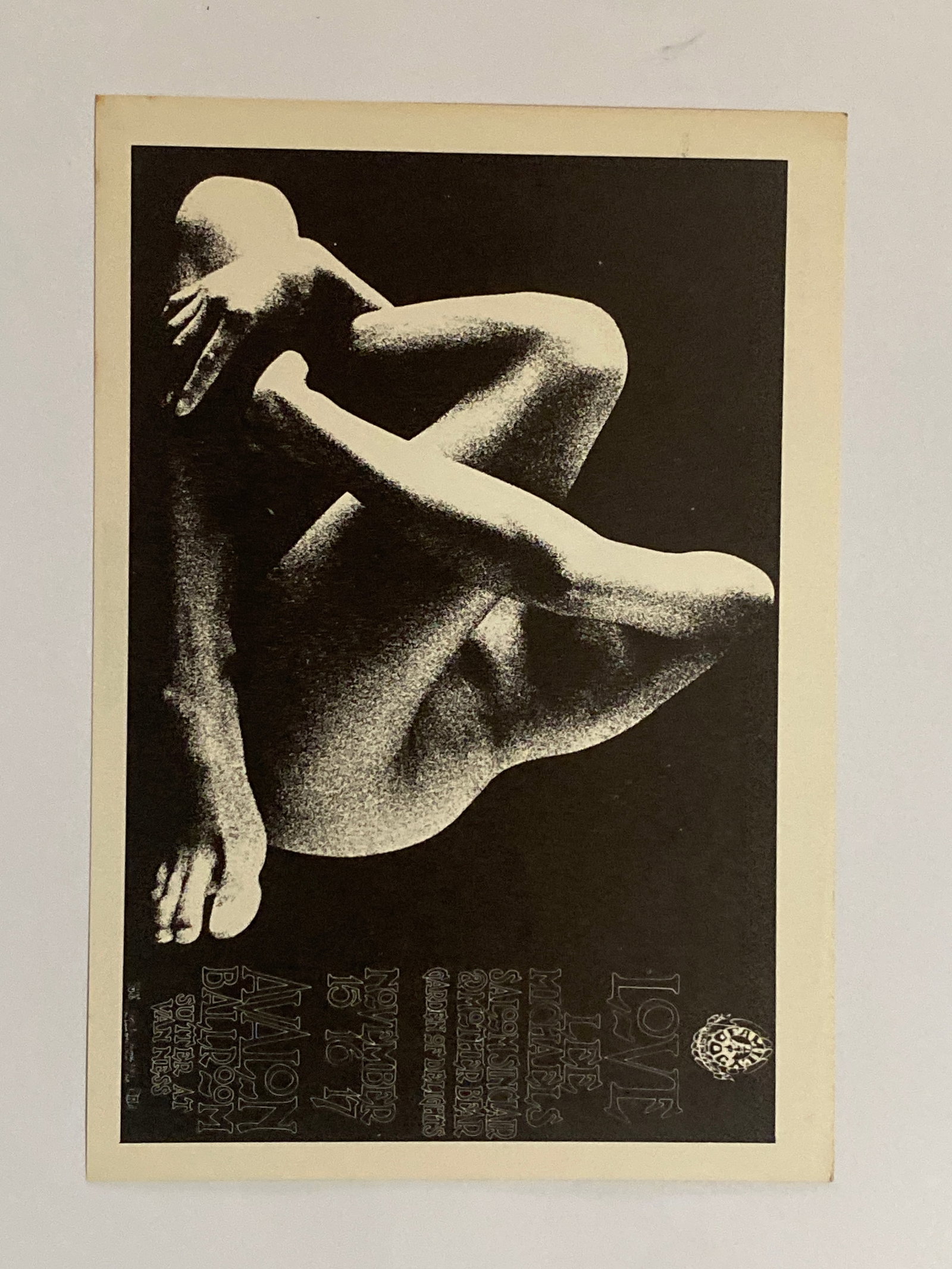 Love 1968 Family Dog Postcard: 1st Printing FD146