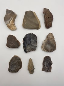 Ancient NAtive American Stone Tool Lot