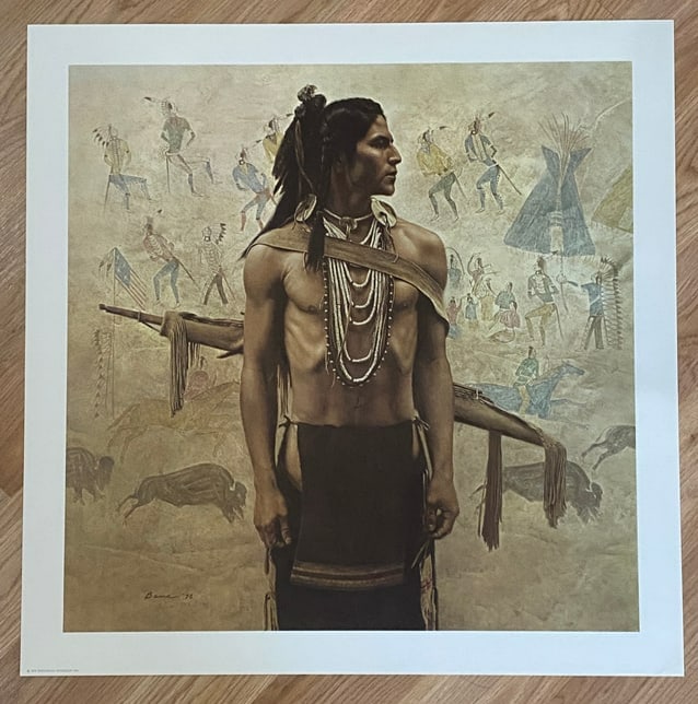 James Bama Signed Heritage 1979 Lithograph (1 of 4)