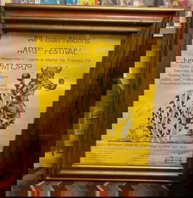 All Indians Nations Arts Festival Sacheen Little Feather Signed