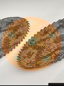 Antique Native American Navajo Wedding Basket